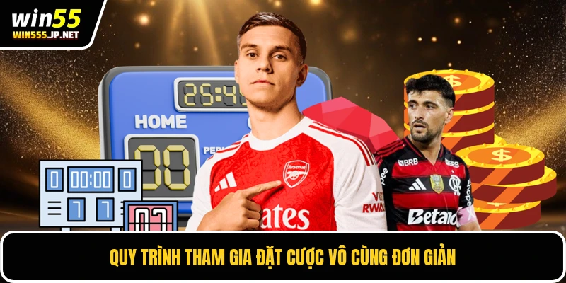 Quy trình tham gia đặt cược vô cùng đơn giản