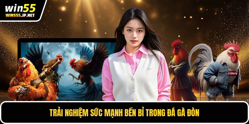 Trải nghiệm sức mạnh bền bỉ trong đá gà đòn
